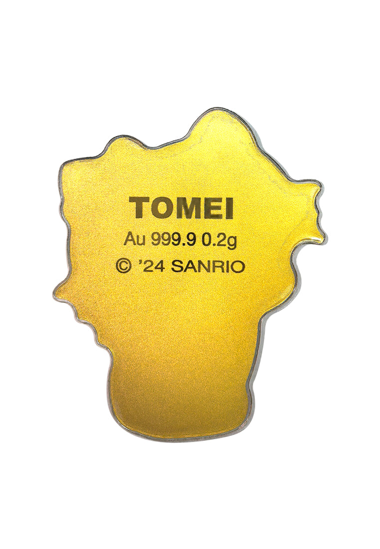 TOMEI X SANRIO Hello Kitty Sports Medal Gold Wafer 0.2G, Yellow Gold 9999