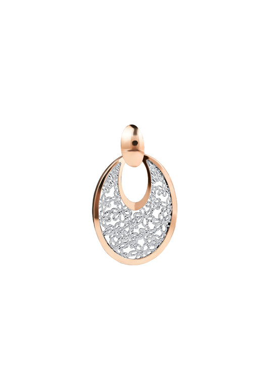 TOMEI Rouge Collection My Putri Oval Pendant, Rose Gold 750