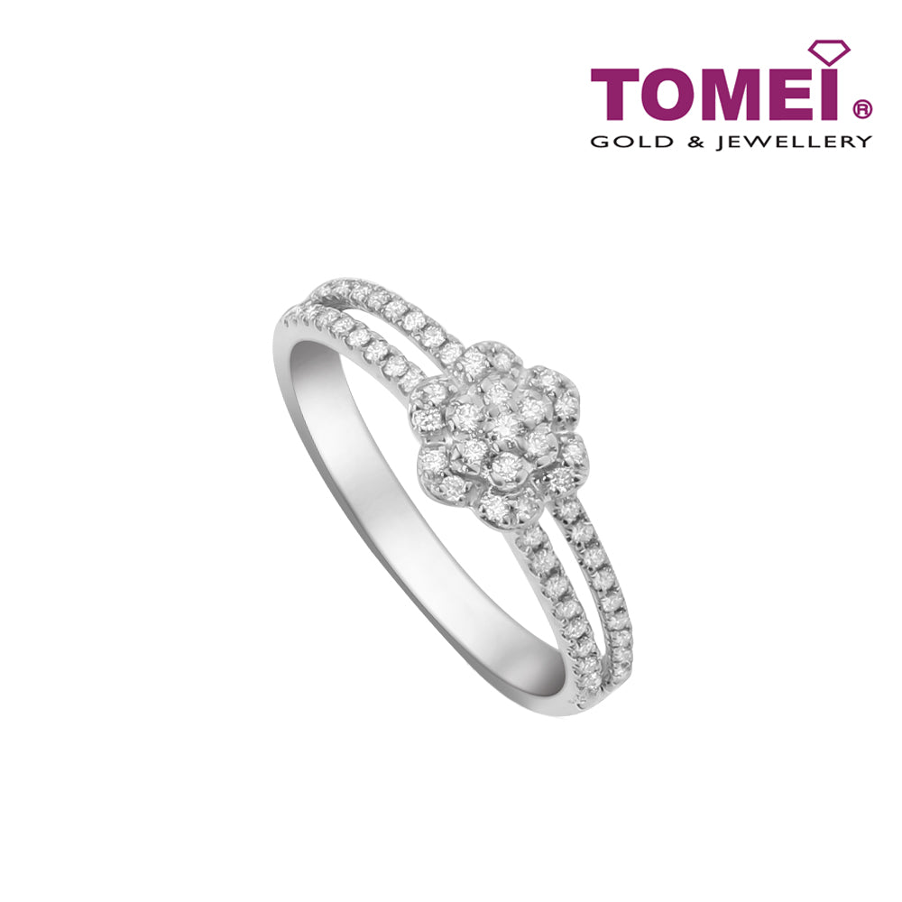 Tomei white deals gold ring