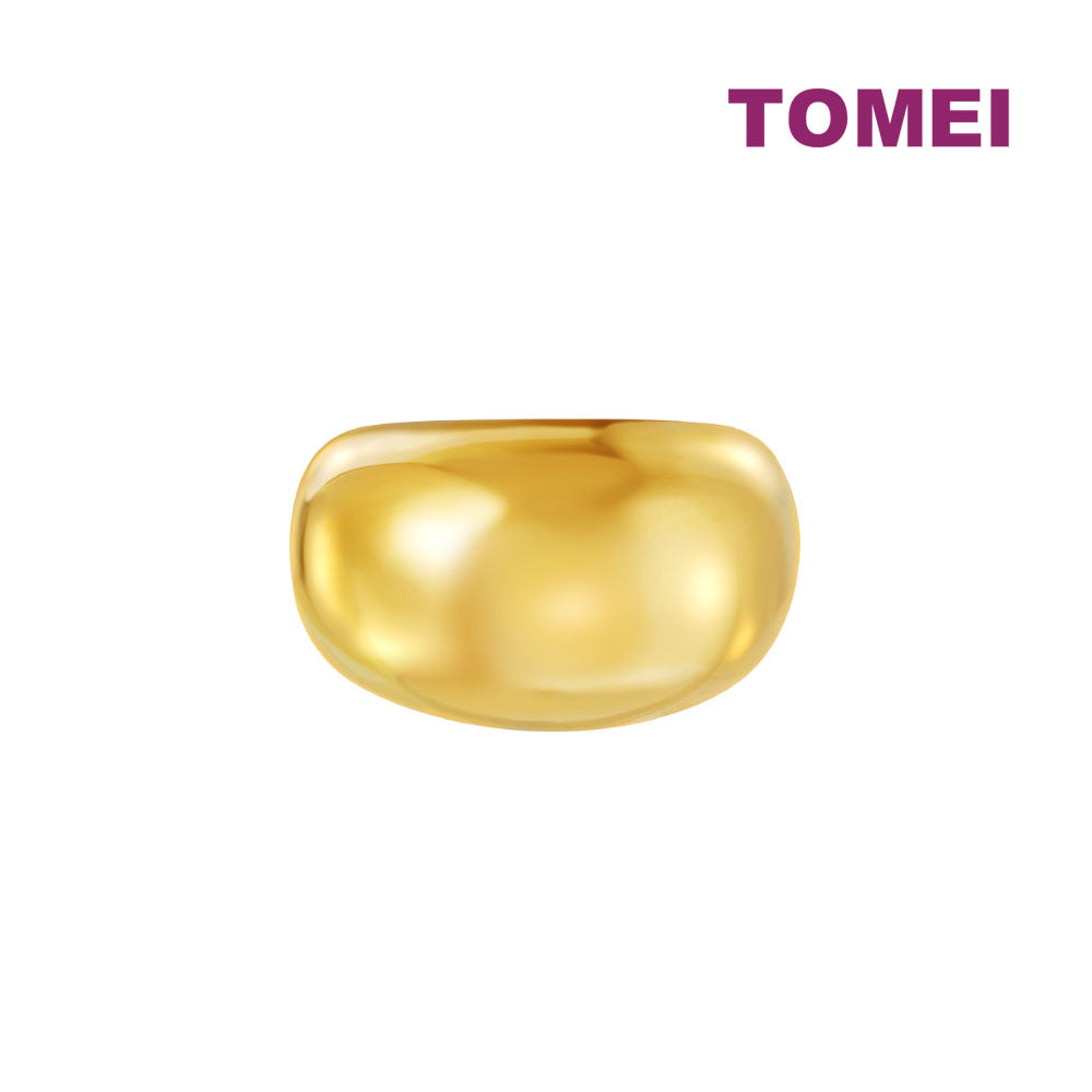 TOMEI Lusso Italia Valiant Ring, Yellow Gold 916