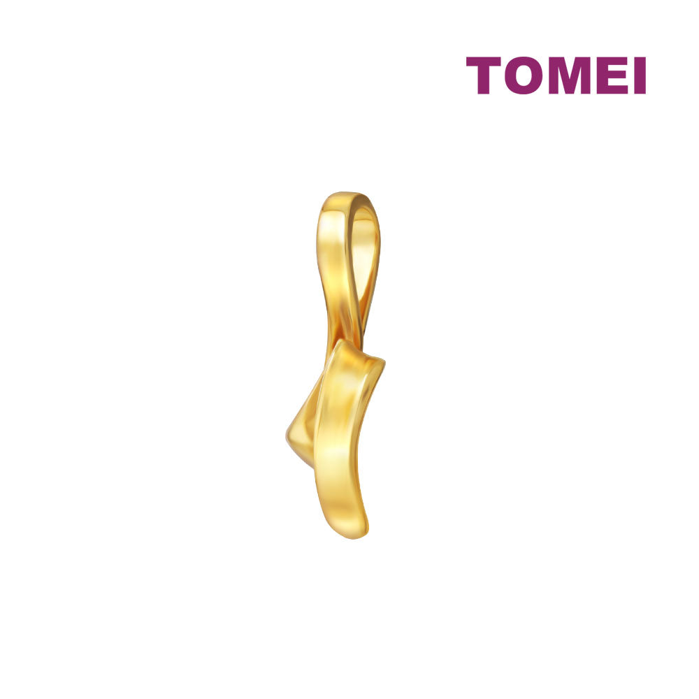 Undulating Beauty in Motion Pendant | Tomei Yellow Gold 916 (22K)