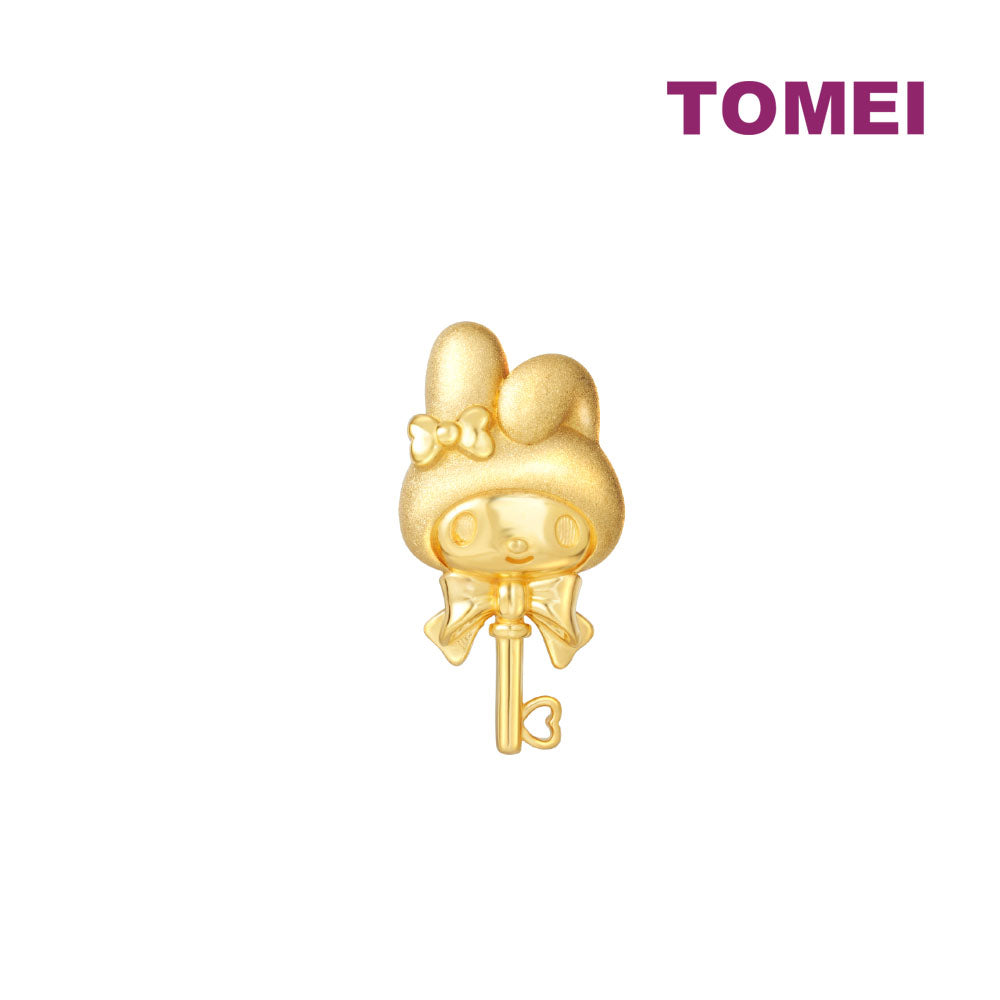 TOMEI x SANRIO My Melody Key Pendant, Yellow Gold 916
