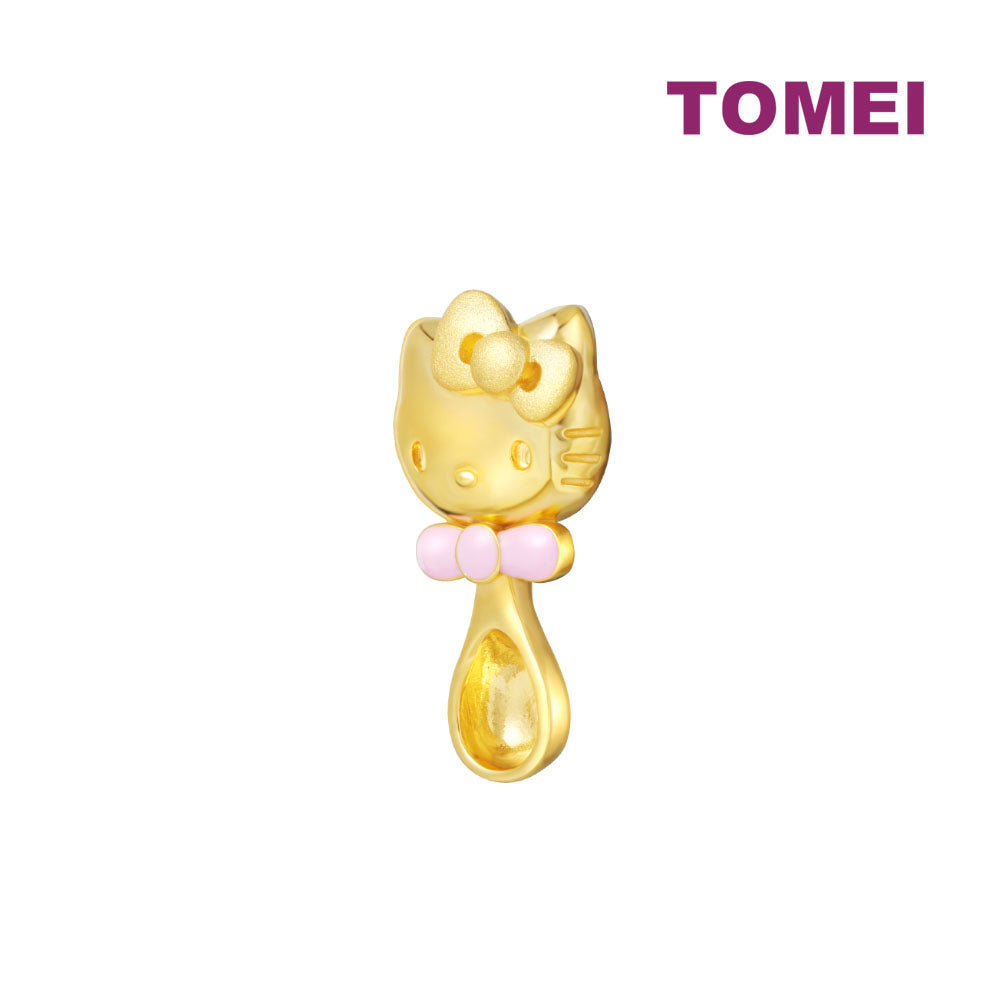 TOMEI x Hello Kitty Spoon Pendant, Yellow Gold 916