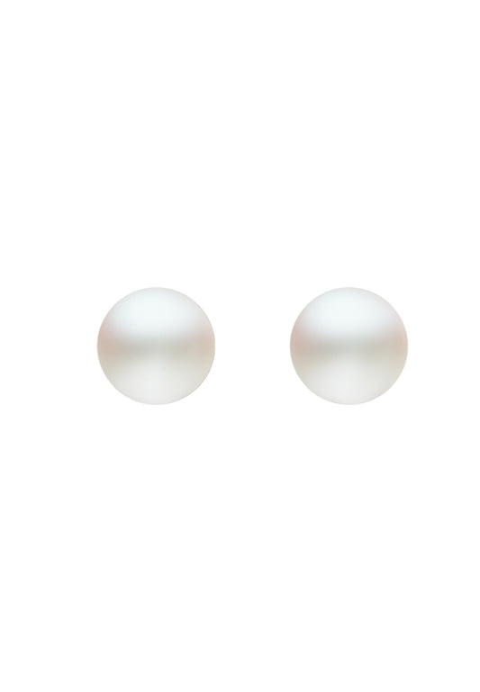 TOMEI Pearlfect Love Pearl Earrings, White Gold 585 (E1813P)