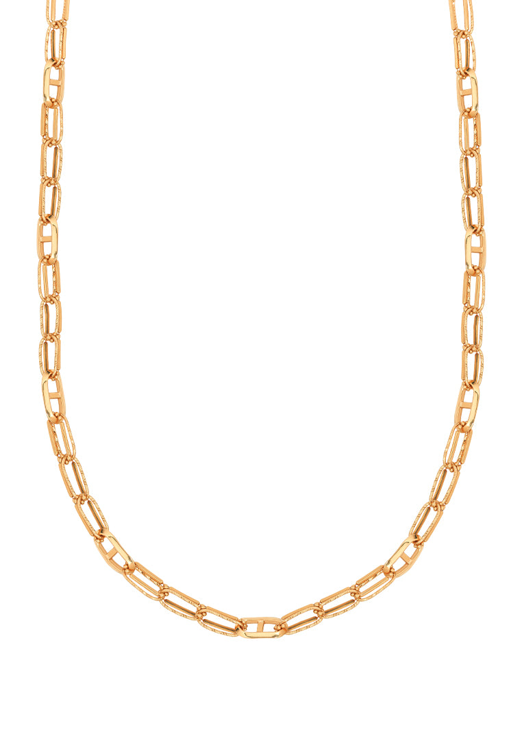 TOMEI Link Necklace, Yellow Gold 750
