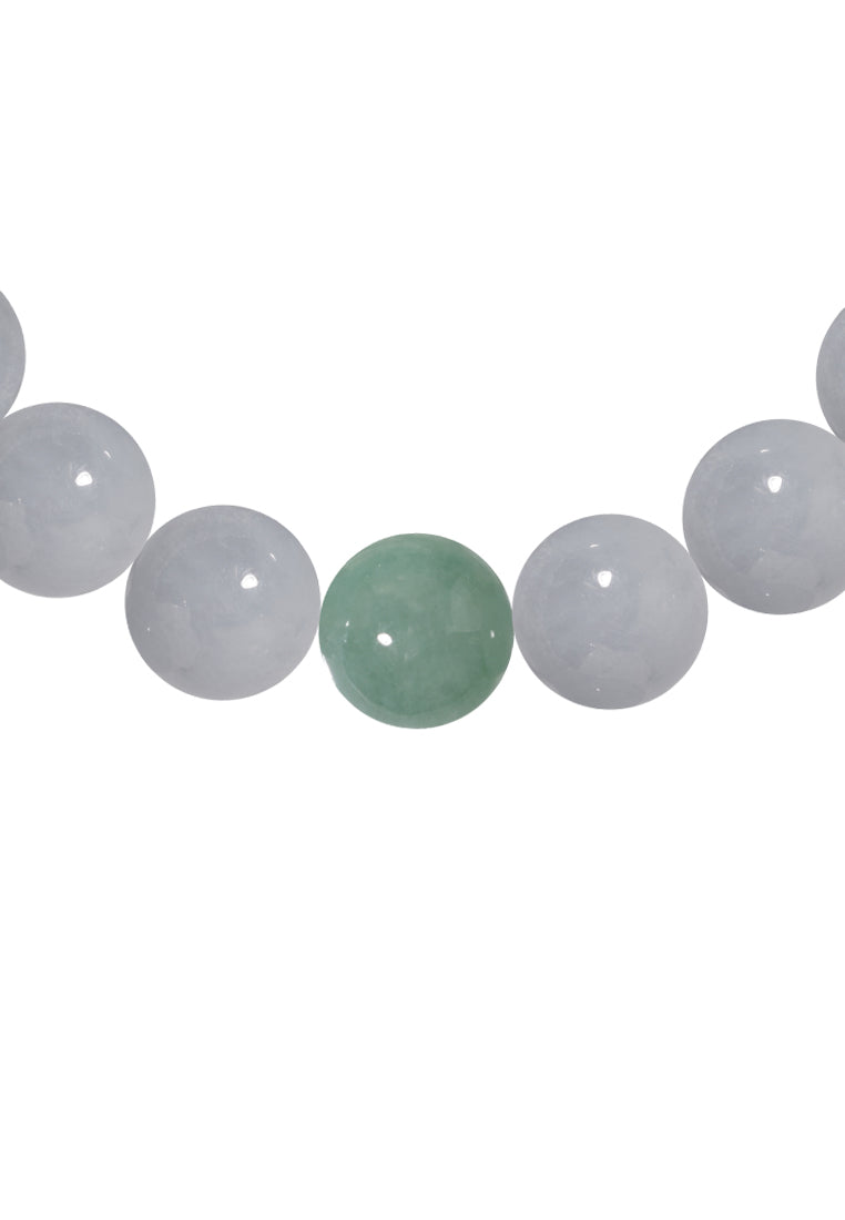 TOMEI Palace Grace, Purple Jade Bead Bracelet
