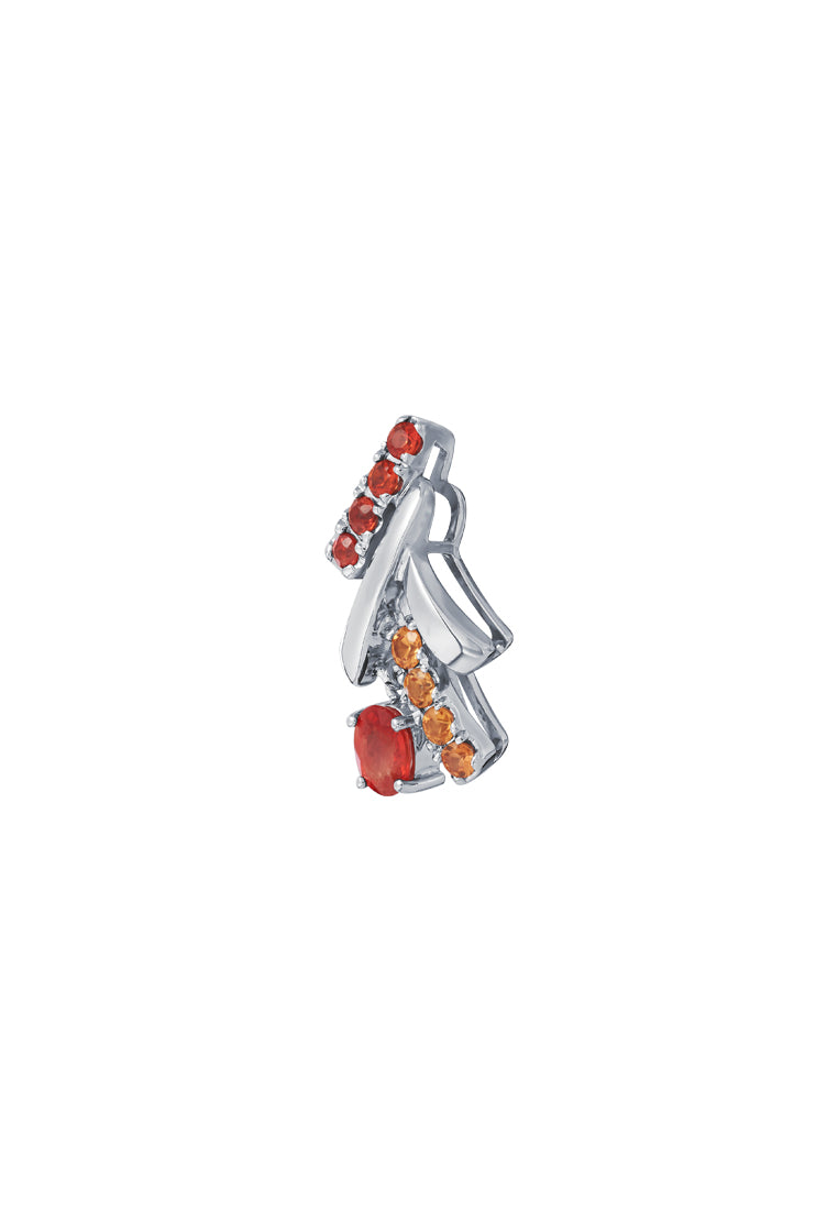 TOMEI 【Online Exclusive】Fancy Sapphire Pendant, Silver