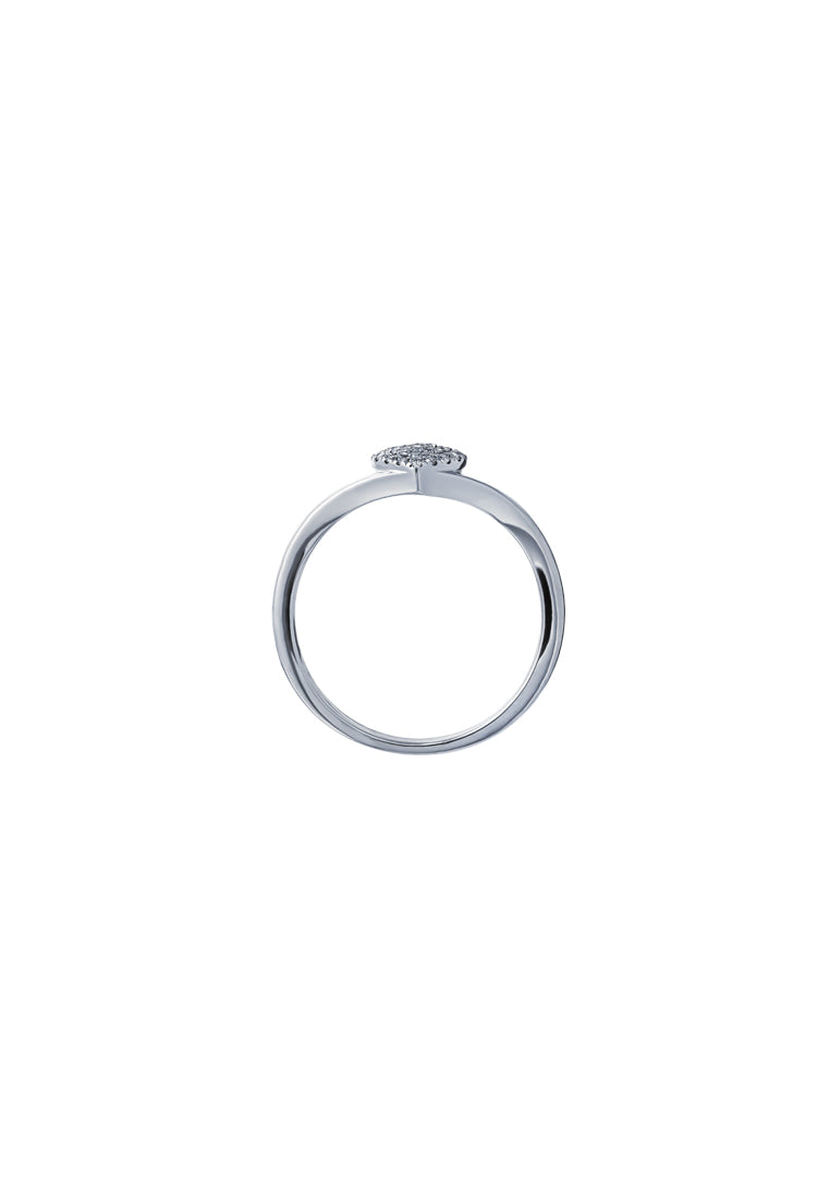 TOMEI Diamond Ring, White Gold 585
