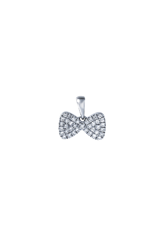 TOMEI Espoir Diamond Pendant, White Gold 375