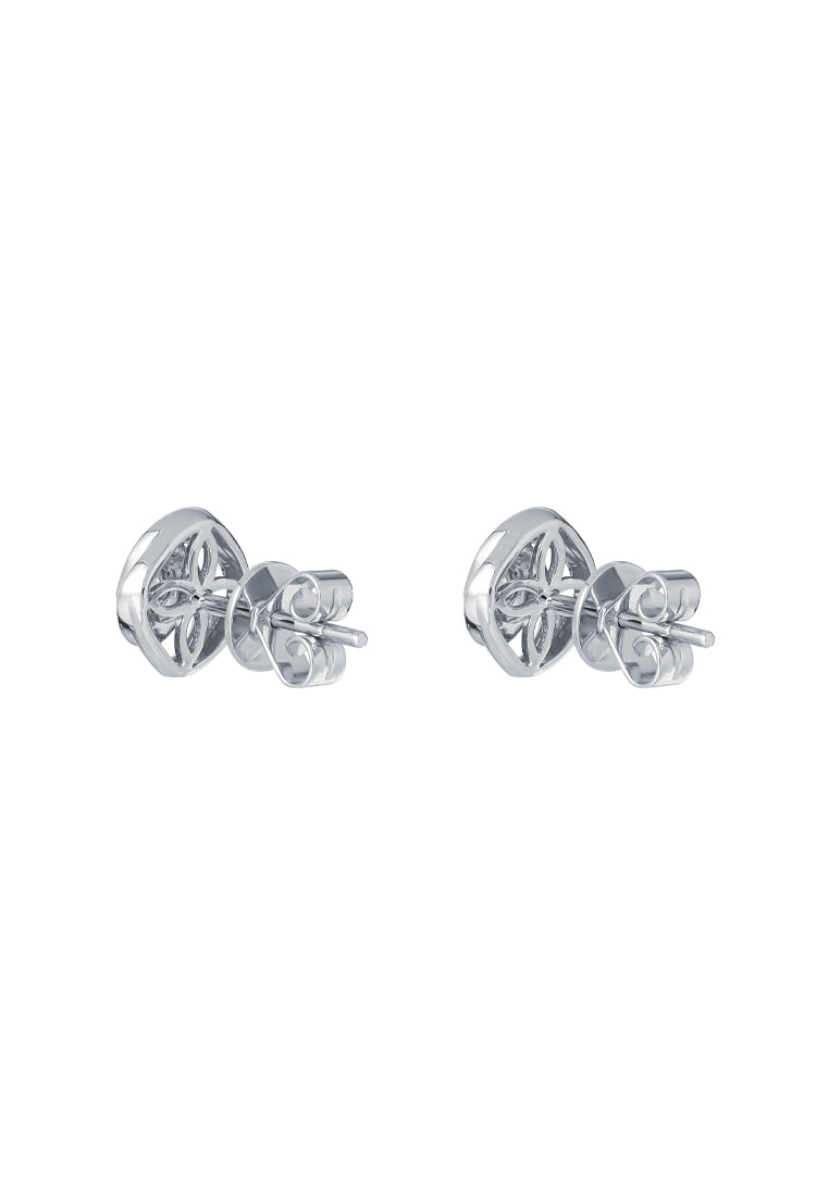 TOMEI Earrings, Diamond White Gold 750