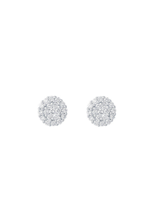 TOMEI Earrings, Diamond White Gold 750
