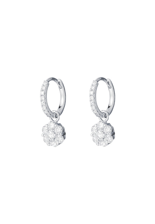 TOMEI Diamond Earrings, White Gold 750