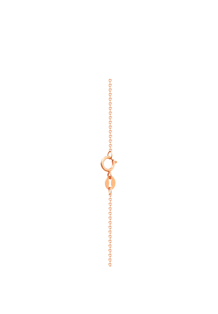 TOMEI Rouge Collection Hulu Necklace, Rose Gold 750