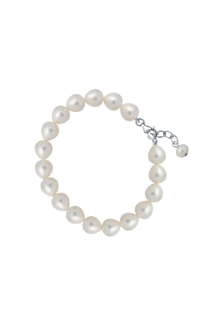 TOMEI Natural Pearl Bracelet, Cream-White