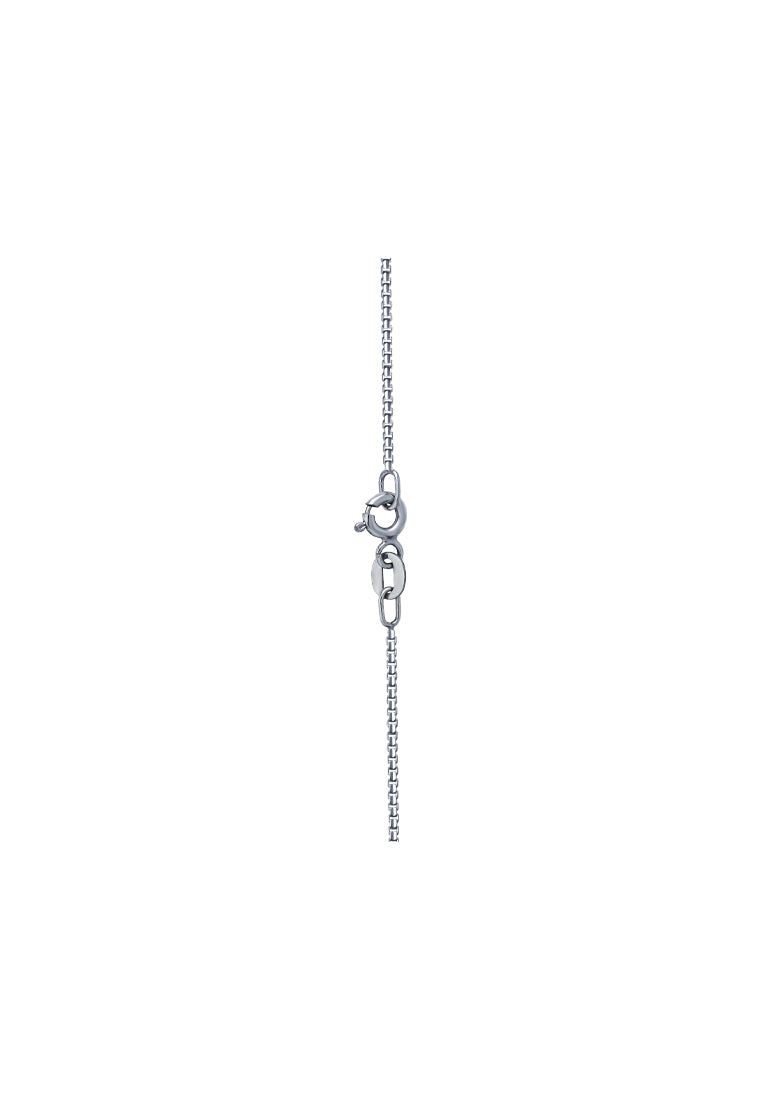TOMEI Diamond Pendant Set, White+Rose Gold 585