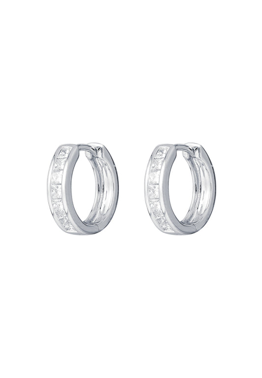 TOMEI Diamond Earrings, White Gold 750
