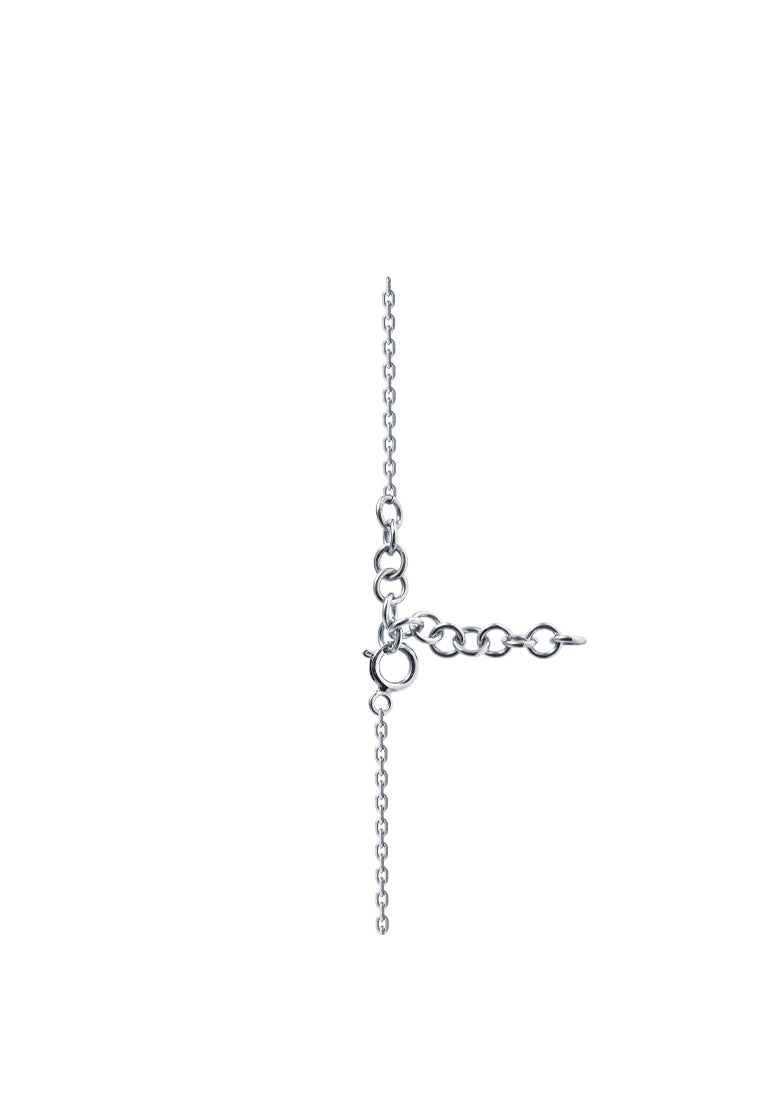 TOMEI Diamond Necklace, White Gold 375