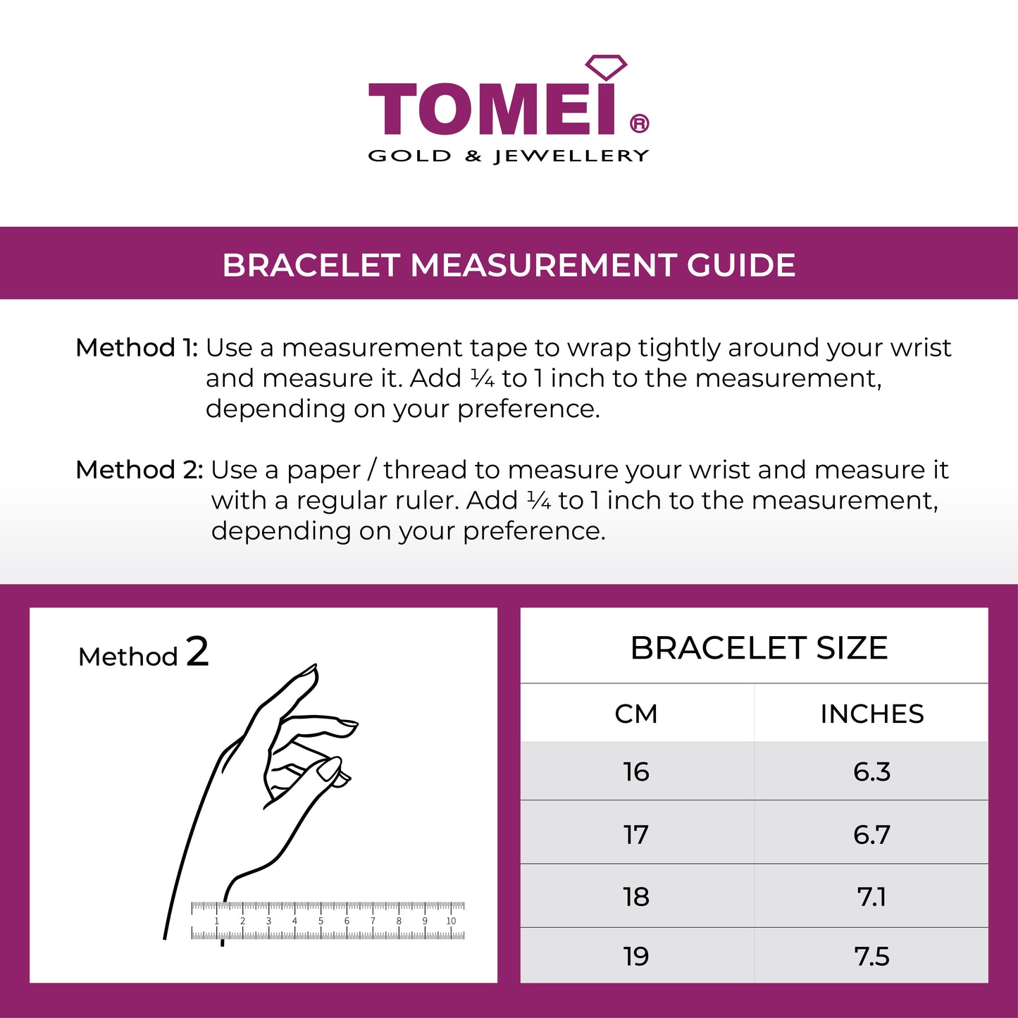 TOMEI Tower Collection Diamond Bracelet, White Gold 750