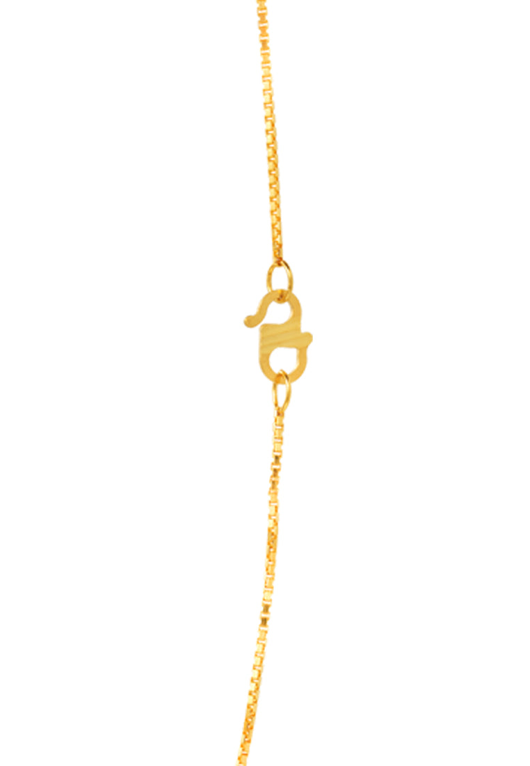 TOMEI Beads Necklace, Yellow Gold 916