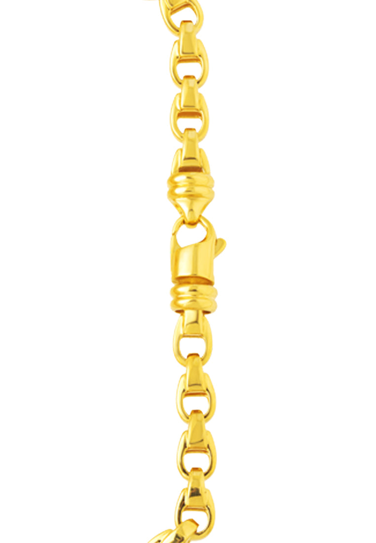TOMEI Lusso Italia Linked Bracelet, Yellow Gold 916