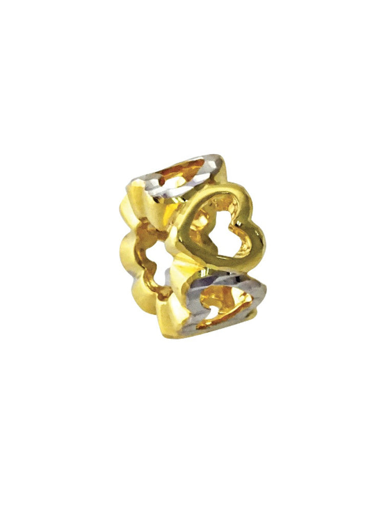 TOMEI Union of Love Charm Colors of Memories, Yellow Gold 916