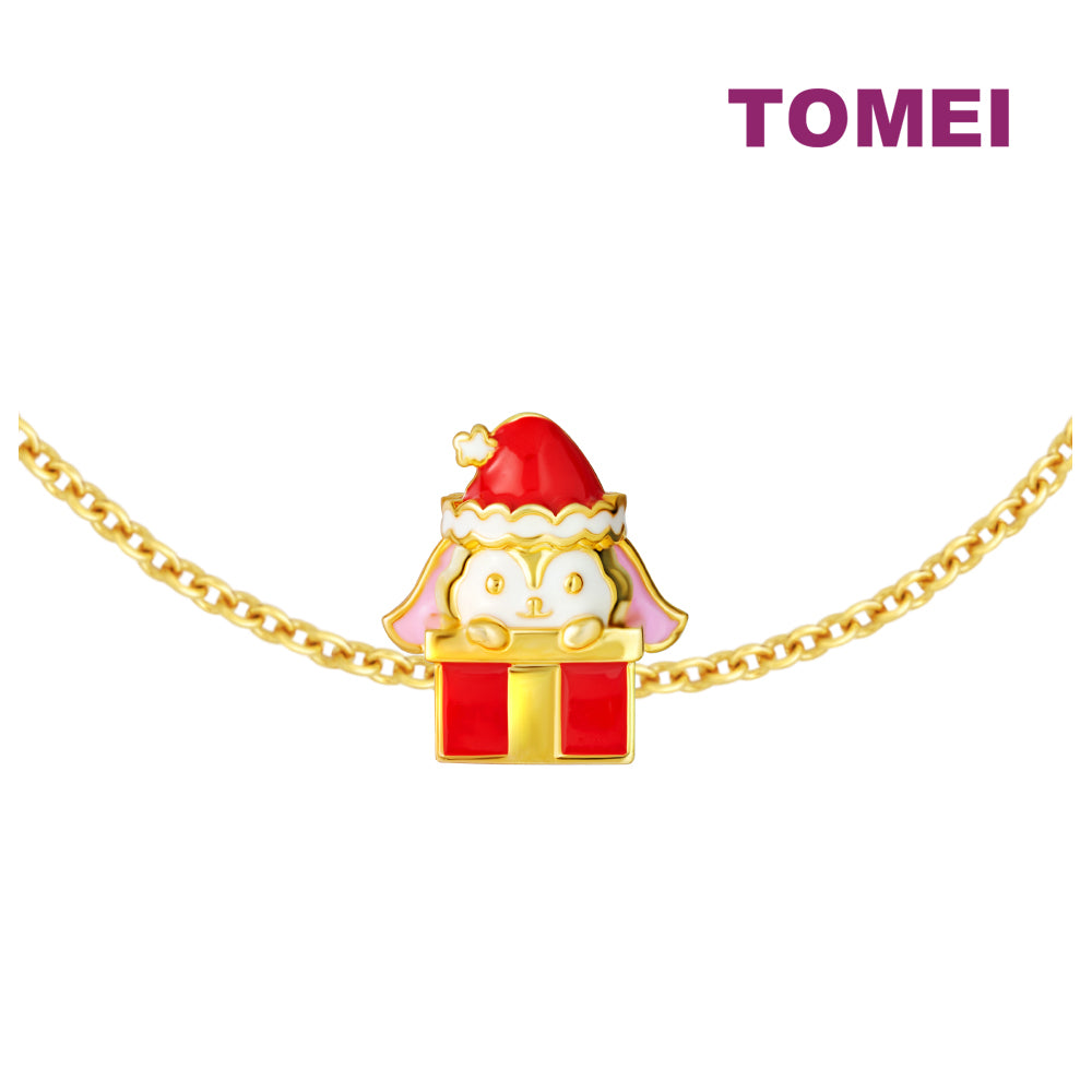 TOMEI Chomel Bunny In The House Charm, Yellow Gold 916