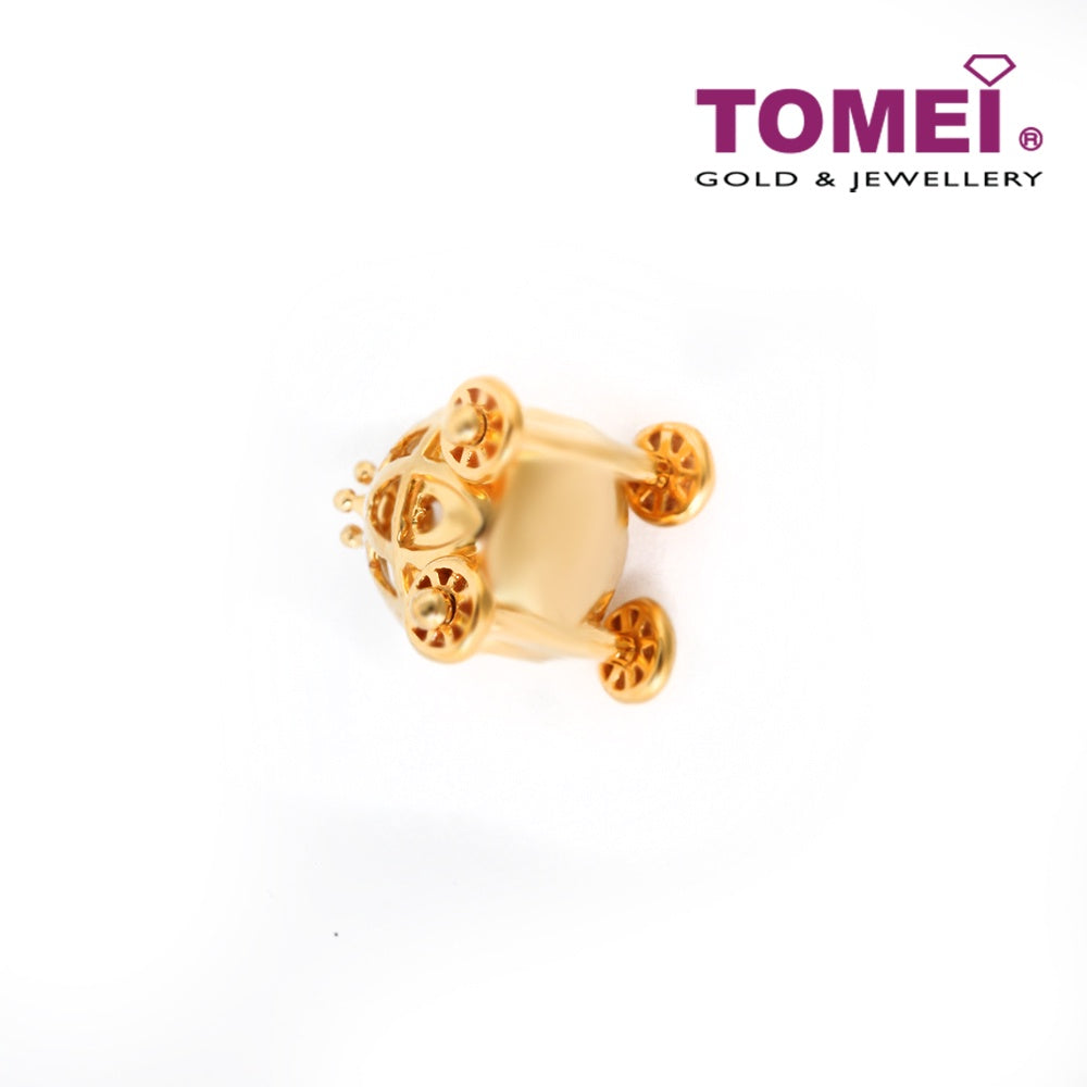 TOMEI Princess Carriage Chomel Charm, Yellow Gold 916