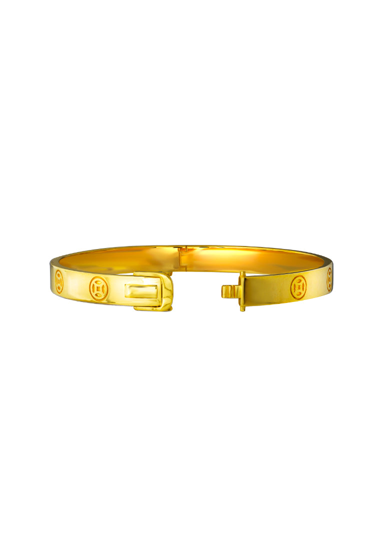 TOME Blissful Bangle, Yellow Gold 916