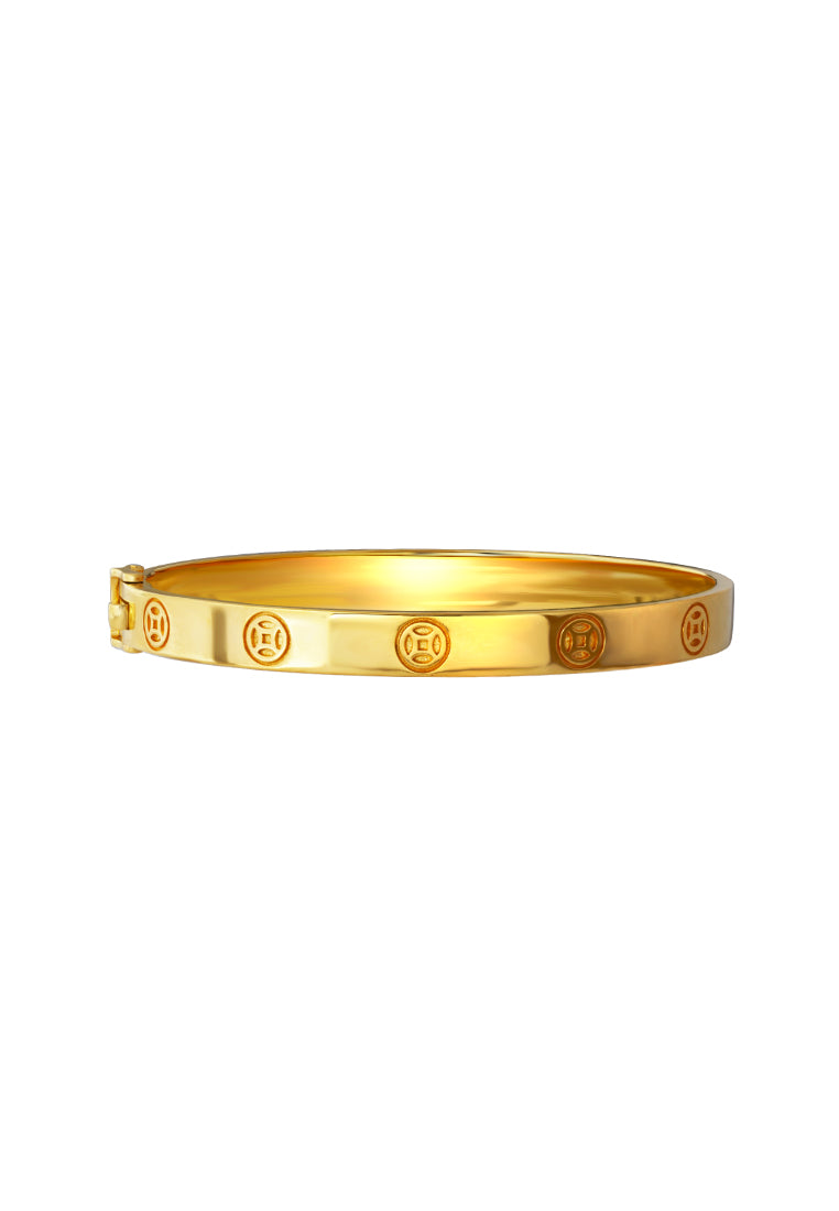 TOME Blissful Bangle, Yellow Gold 916