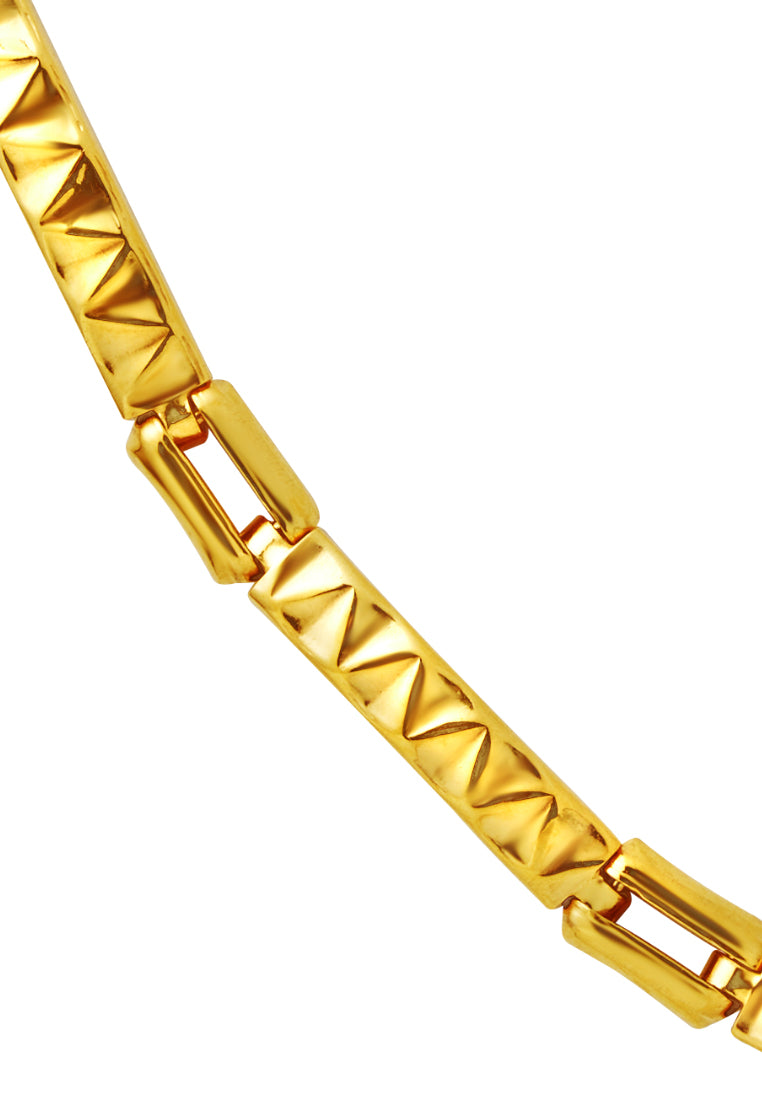 TOMEI Lusso Italia Bracelet, Yellow Gold 916