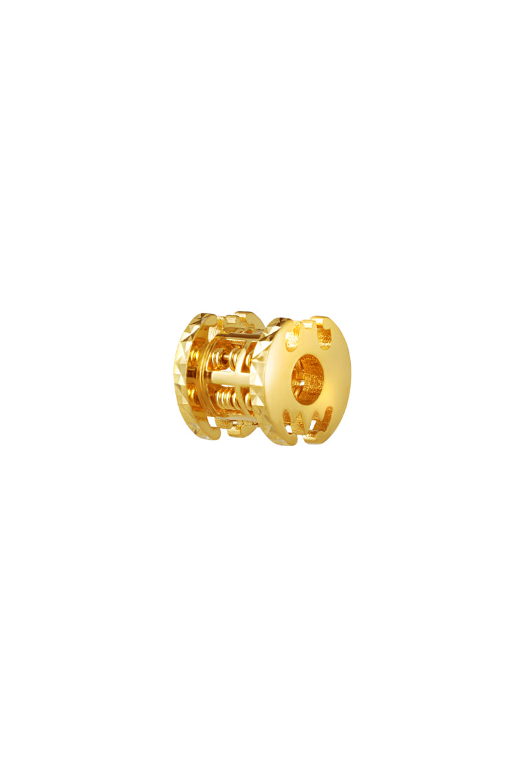TOMEI Rolling Of Bless Pendant, Yellow Gold 916