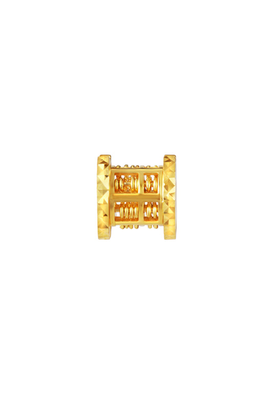 TOMEI Rolling Of Bless Pendant, Yellow Gold 916