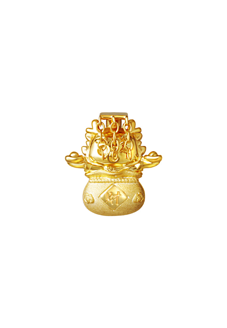 TOMEI Supreme Dragon Charm, Yellow Gold 916