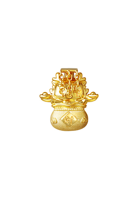 TOMEI Supreme Dragon Charm, Yellow Gold 916