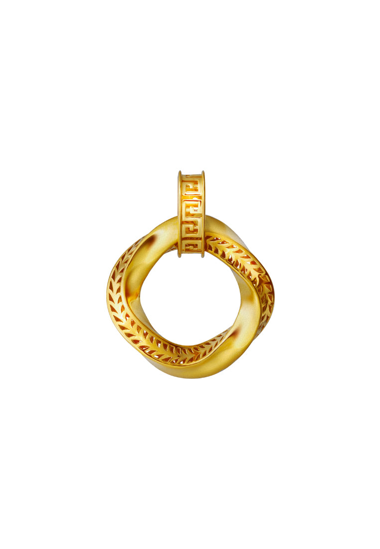 TOMEI Satisfactory Perfect Pendant, Yellow Gold 916