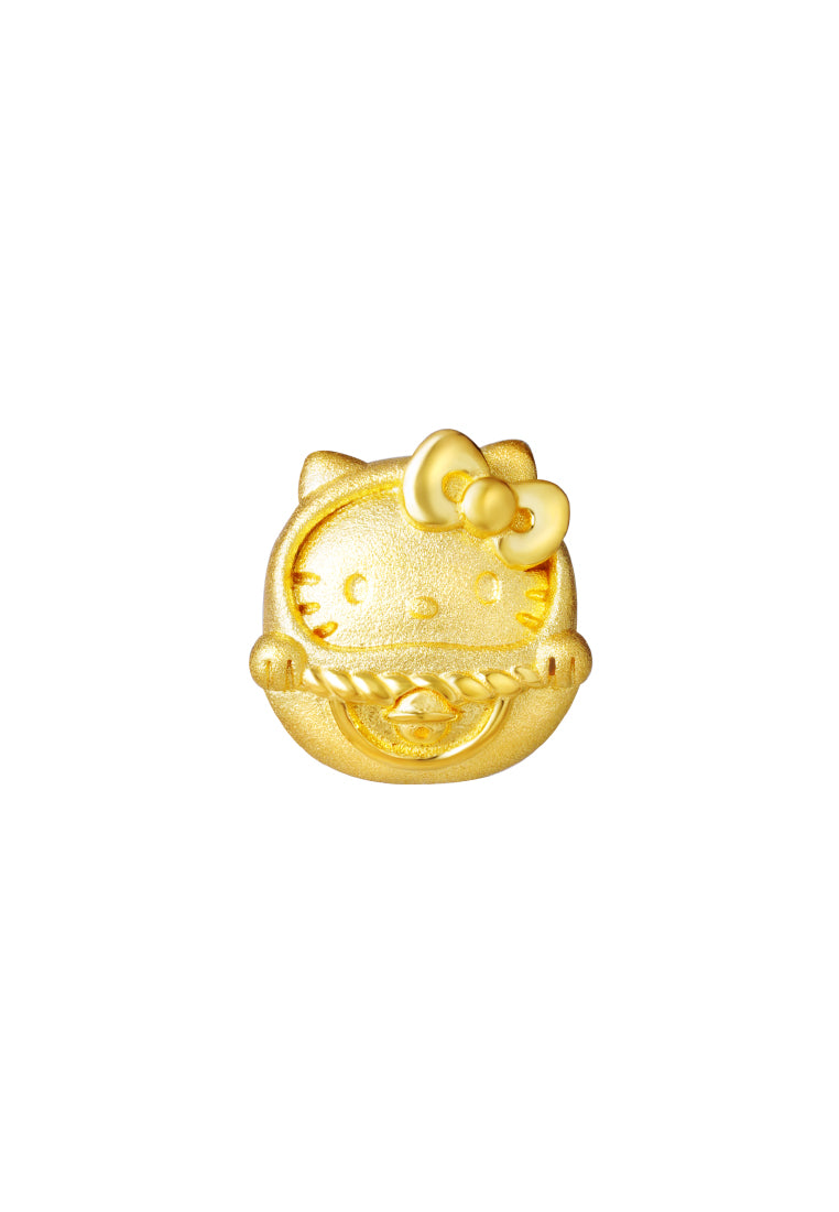 TOMEI X SANRIO Hello Kitty Treasure Charm, Yellow Gold 916