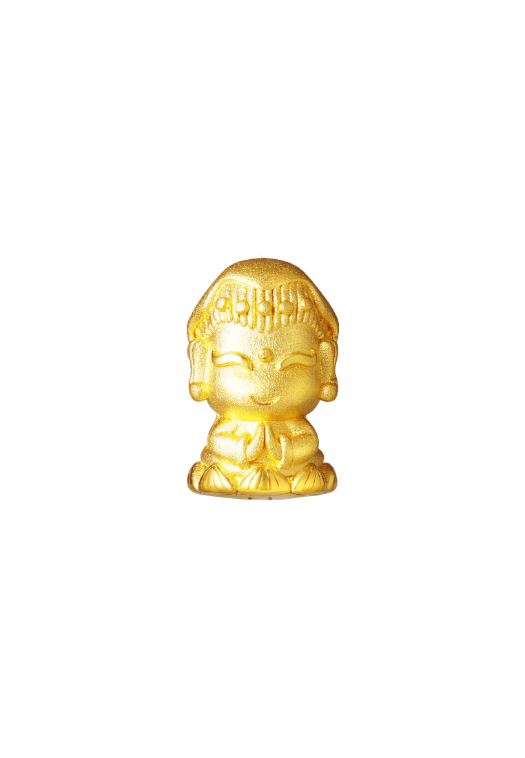 TOMEI Chomel Guan Yin Charm, Yellow Gold 916