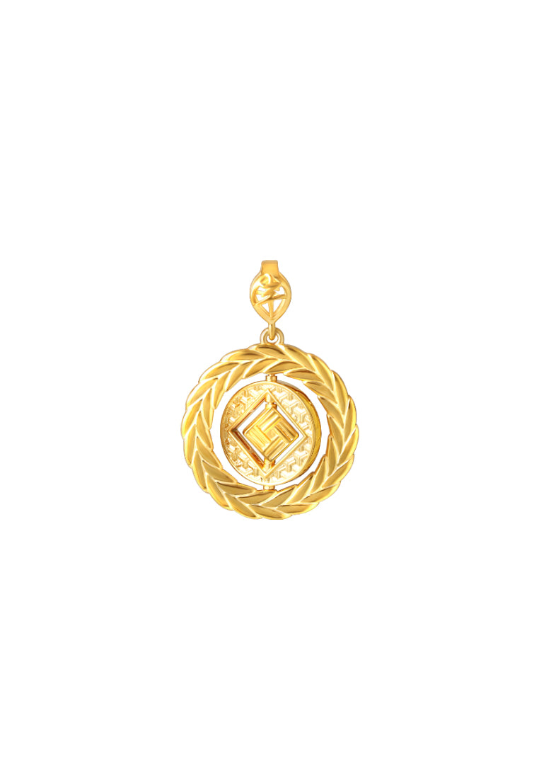 TOMEI Bumper Harvest Pendant, Yellow Gold 916