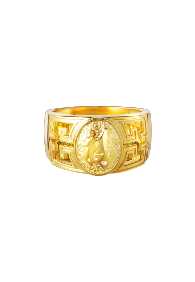 TOMEI Blissful Ring, Yellow Gold 916