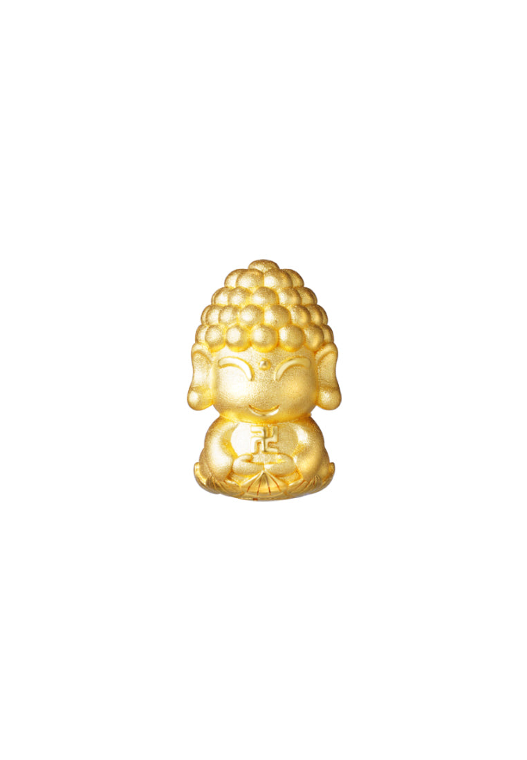 TOMEI Chomel Buddha Charm, Yellow Gold 916