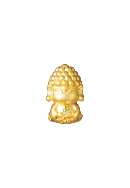 TOMEI Chomel Buddha Charm, Yellow Gold 916