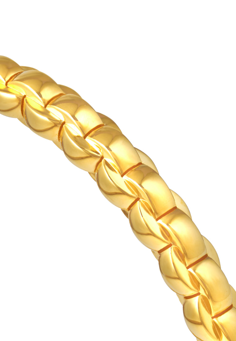 TOMEI Lusso Italia Bangle, Yellow Gold 916
