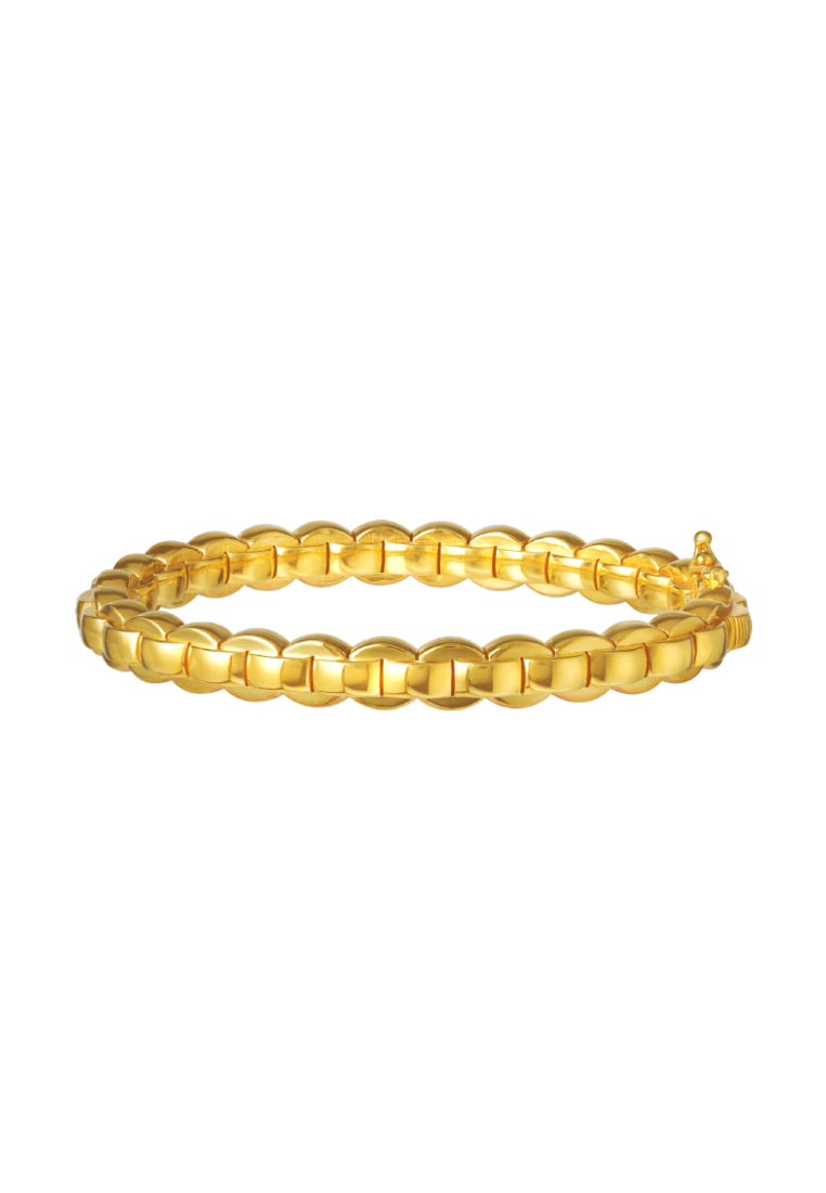TOMEI Lusso Italia Bangle, Yellow Gold 916