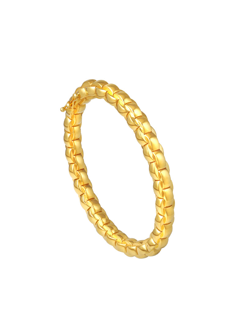 TOMEI Lusso Italia Bangle, Yellow Gold 916