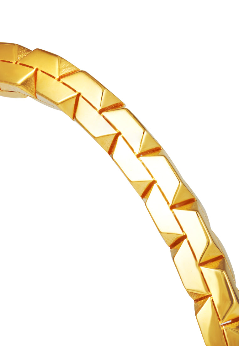 TOMEI Lusso Italia Bangle, Yellow Gold 916