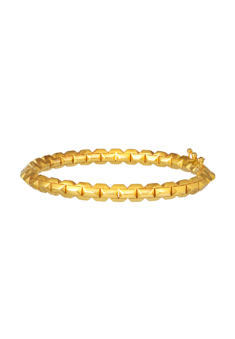 TOMEI Lusso Italia Bangle, Yellow Gold 916