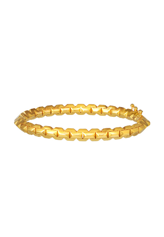 TOMEI Lusso Italia Bangle, Yellow Gold 916