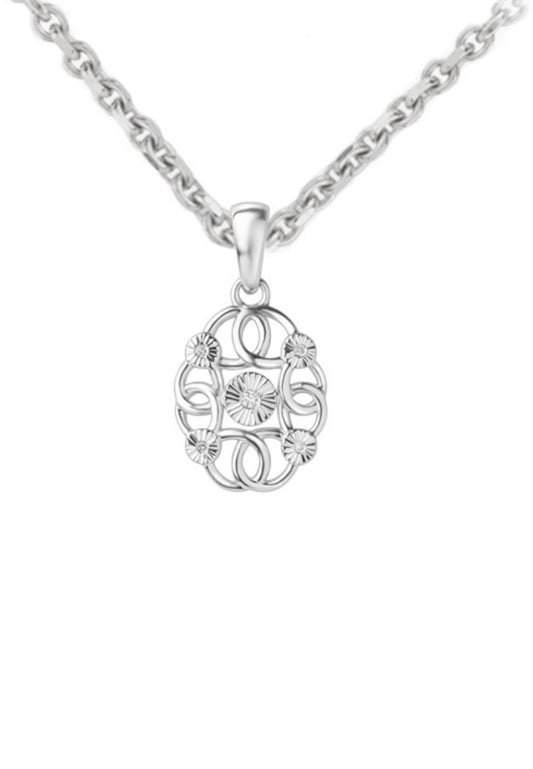 TOMEI Diamond Pendant Set I White Gold 585 (14K) (P6204)