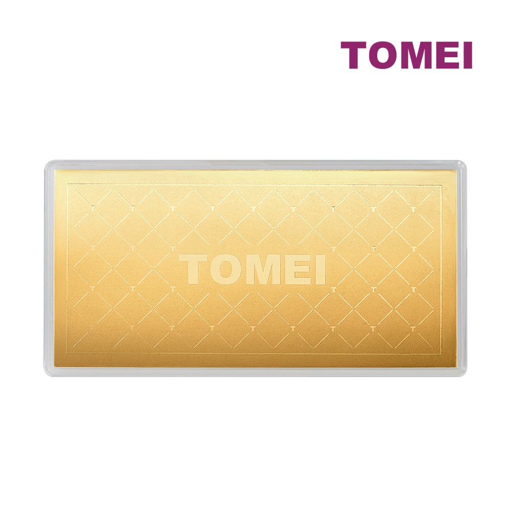 TOMEI Happy Birthday Gold Wafer 1G, Yellow Gold 9999