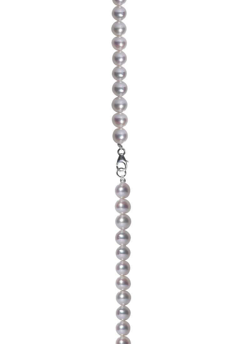TOMEI Edison Pearl Necklace, White